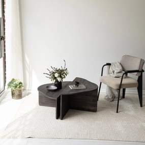 Mesa de Café Altopiano - Antracite - 90cm x 40cm x 45cm &amp; 90cm x 32cm