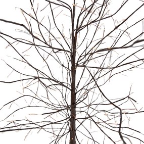 Candeeiro de pé de Natal Árvore castanho 180cm incl. LED com temporizador IP44 - Ki