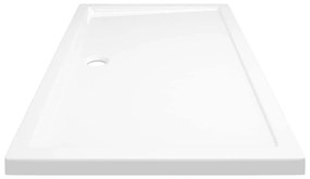 Base de chuveiro retangular 70x120 cm ABS branco