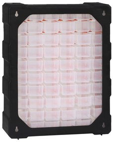 Caixa organizadora com 60 gavetas 38x16x47,5 cm