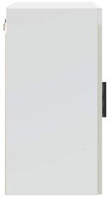 Armários parede cozinha 2 pcs Porto branco brilhante