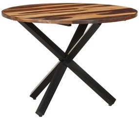 vidaXL Mesa jantar 100x100x75 cm madeira acácia c/ acabamento a mel