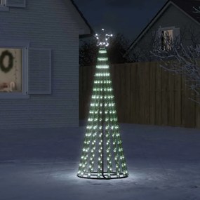 vidaXL LED Árvore de Natal 275 LEDs Branco Frio 180 cm