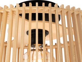 Candeeiro de teto exterior rústico em madeira IP44 - Jayla