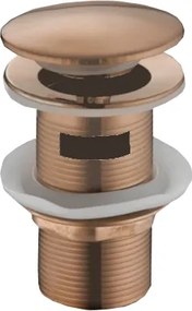 Mexen ralo clique-clique redondo com extravasor, ouro rosa - 79920-60
