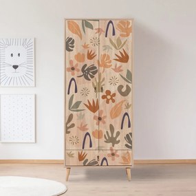 Roupeiro City – Multicolor – 80 cm x 190 cm x 45 cm