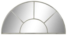 Espelho de Parede Dkd Home Decor 122 X 2,5 X 62 cm Cinzento Metal Branco Vintage Janela