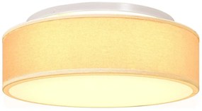 Luzes de Teto Embutidas Brancas Ø 38 cm Tecido E27