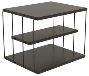 Mesa de Apoio Lifon – Antracite e Preto – 50 cm x 33 cm x 40 cm