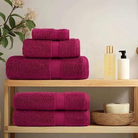 vidaXL Panos de prato 2 pcs Bordô 15 x 21 cm Algodão