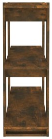 Estante/divisória 100x30x87 cm cor carvalho fumado