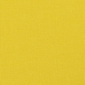 Poltrona 60 cm tecido amarelo-claro