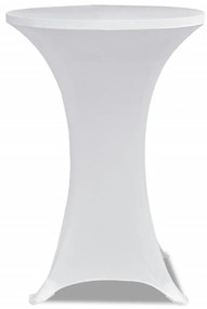 Toalha de Mesa elástica Ø70, Branca / 2 peças