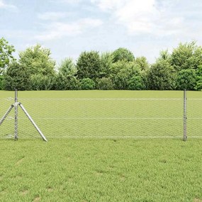 Cerca Hexagonal vidaXL 0,5x10 m Aço Galvanizado