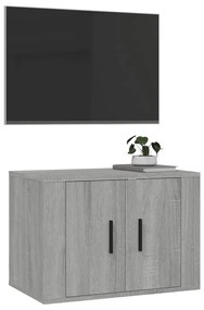 Móvel de TV para parede 57x34,5x40 cm cinzento sonoma