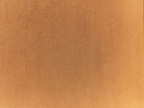 Chaise-longue à esquerda em veludo laranja MIRAMAS Beliani