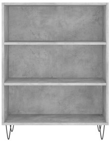 Armário alto 69,5x34x180 cm derivados de madeira cinza cimento