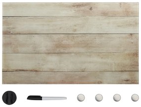 vidaXL Quadro magnético em vidro para parede 100x60 cm
