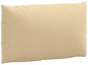 Almofadões de paletes 2 pcs mesclado tecido bege