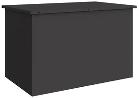 Caixa de Armazenamento Externa Preto 80 x 50.5 x 50 cm