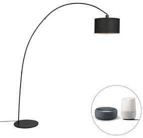 LED Candeeiro de arco moderno preto lâmpada-WiFi-E27-A60 - VINOSSA Moderno