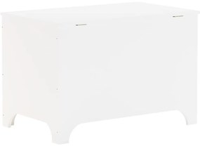 Caixa de arrumação c/ tampa RANA 80x49x54cm pinho maciço branco