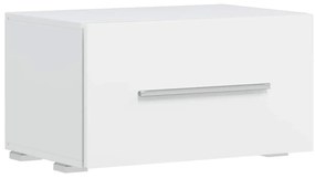 Armários de parede/unidade p/TV com luz LED, 5 pcs, branco