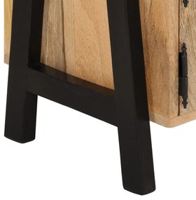 Móvel de TV 110x35x40 cm madeira de mangueira maciça