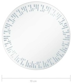 Espelho LED para casa de banho 70 cm