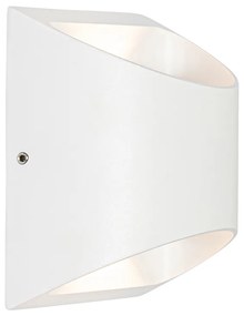 Candeeiro de parede moderno para exterior branco incl. LED 2 luzes IP54 - Mal Moderno