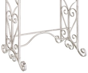 Toalheiro vertical branco 27 x 90 cm CHILLAN Beliani