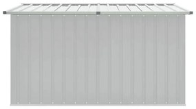 Caixa de arrumação para jardim 171x99x93 cm cinzento