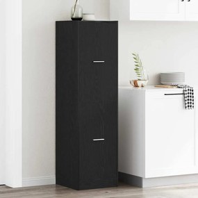 vidaXL Armário de Farmácia Carvalho preto 40 x 41 x 144.5 cm