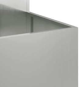 Plantador de Jardim vidaXL 100x100x60 cm Aço Galvanizado