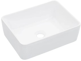 Lavatório 40x30x13 cm cerâmica branco