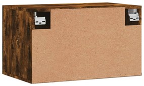 Armário parede 60x36,5x35 cm derivados madeira carvalho fumado