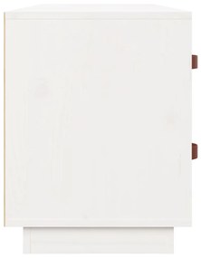 Banco sapateira 100x34x45 cm pinho maciço branco