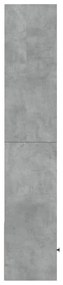 Estante 40x36x189 cm derivados de madeira cinzento cimento