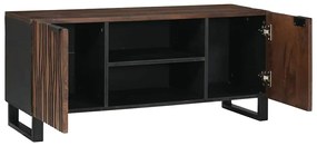 Armário de TV , 105 x 33,5 x 46 cm, feito de madeira de manga sólida.