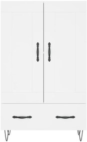 Aparador alto 69,5x31x115 cm derivados de madeira branco