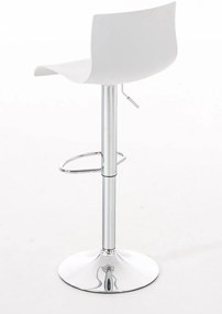 Banco de bar Hoover 39 x 84-104 x 36 cm Branco