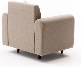 Sofá de 1 Lugar Noya – Cor Creme – 95x87x70 cm