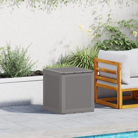 Caixa de Armazenamento para Jardim Cinzento-Claro 55x53x57 cm PP