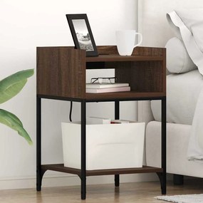 vidaXL Armários de Canto 2 pcs Carvalho castanho 40 x 40 x 61 cm