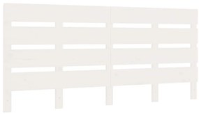 Cama sem colchão 180x200 cm madeira de pinho maciça branco