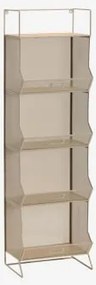Estante De Armazenamento 30x105 Cm Em Ferro E Mdf Antxo Tapioca Bege - Sklum