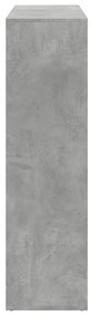 Estante divisória 102x29x103,5 cm deriv. madeira cinza cimento