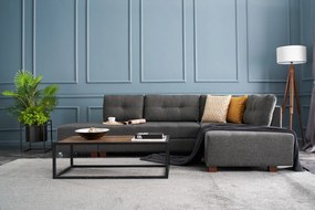 Sofá-Cama de Canto Manama – Antracite – 280x85x206 cm