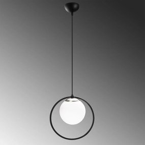 Candeeiro Chandelier Dolunay – Preto e Branco – 26 x 15 cm