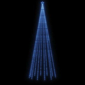 Árvore de Natal com espigão 732 luzes LED 500 cm azul